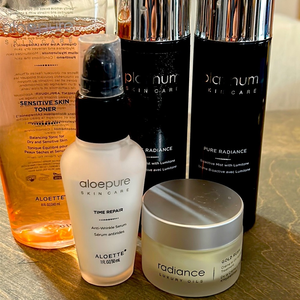Slightly used as testers❤️ Aloette skin care products